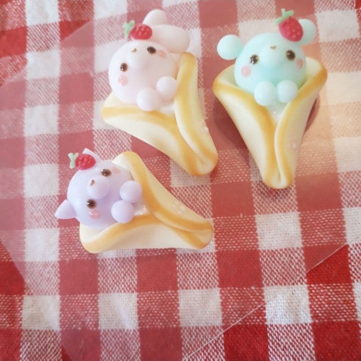 くまクレープ♡