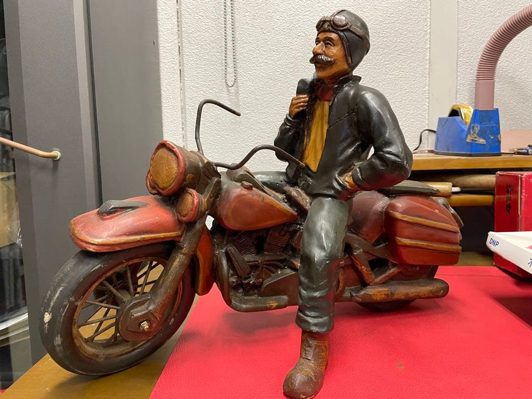 アメリカンビンテージバイク　置き物