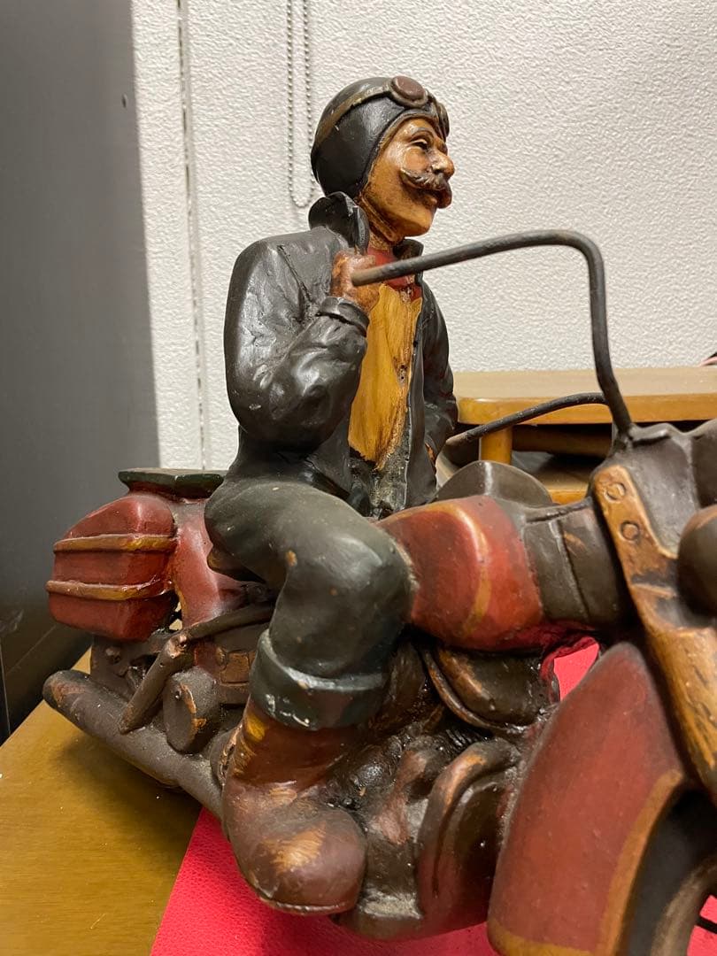 アメリカンビンテージバイク　置き物