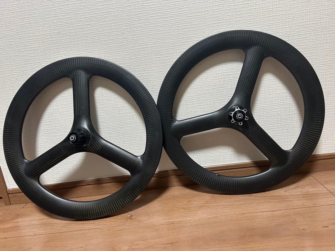 ICANカーボンバトンホイール前後 20インチ451ディスクブレーキ用タイヤ付き