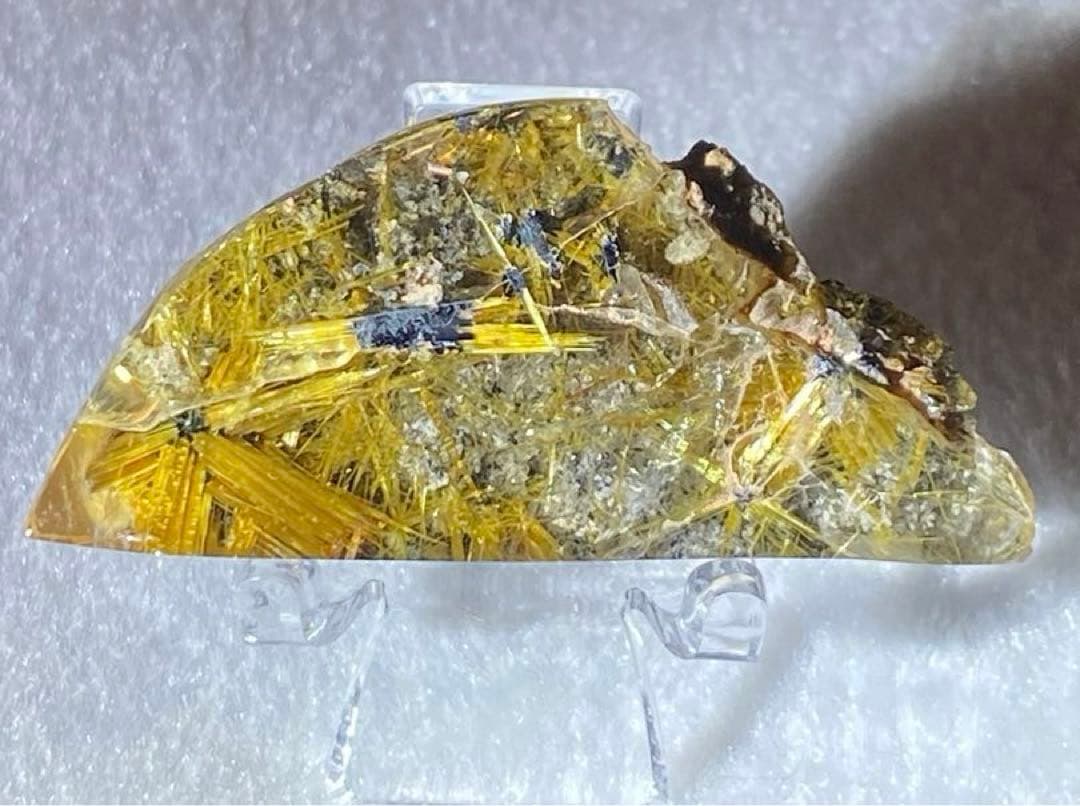 【金運・仕事運上昇】太陽放射ルチル！フリーフォーム⭐️R183