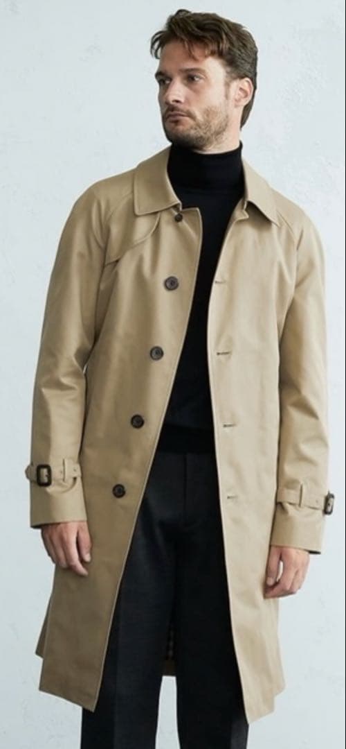 アクアスキュータム シングルベルテッドコート 38 L ※定価15万