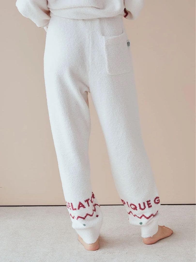 新品 ジェラートピケ ノルディックプルオーバー&ロングパンツ セット