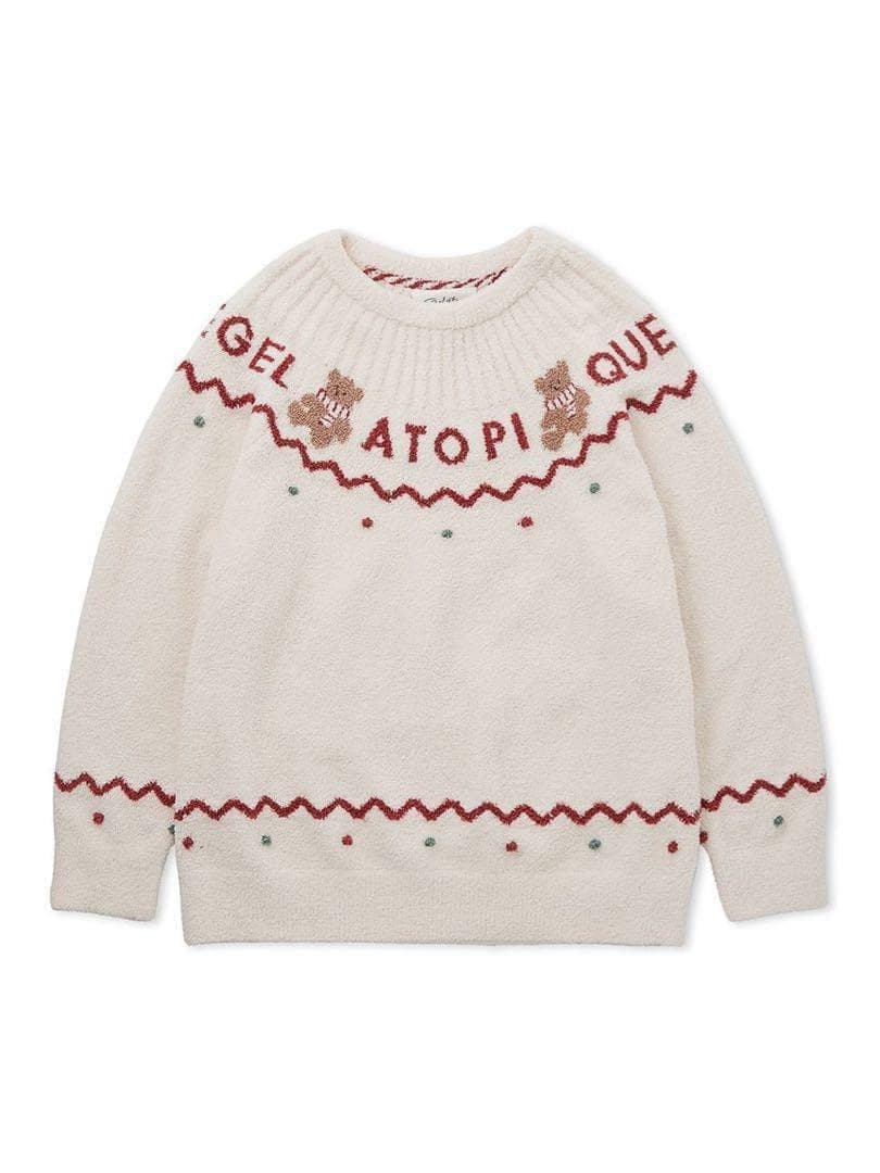 新品 ジェラートピケ ノルディックプルオーバー&ロングパンツ セット