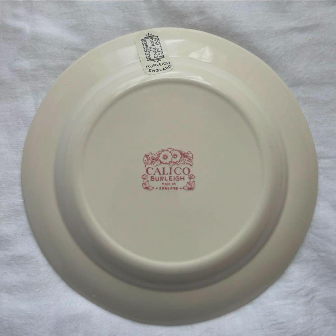 バーレイ　ピンクフェリシティ　ティーポットトレイ　ピンクキャリコ　プレート