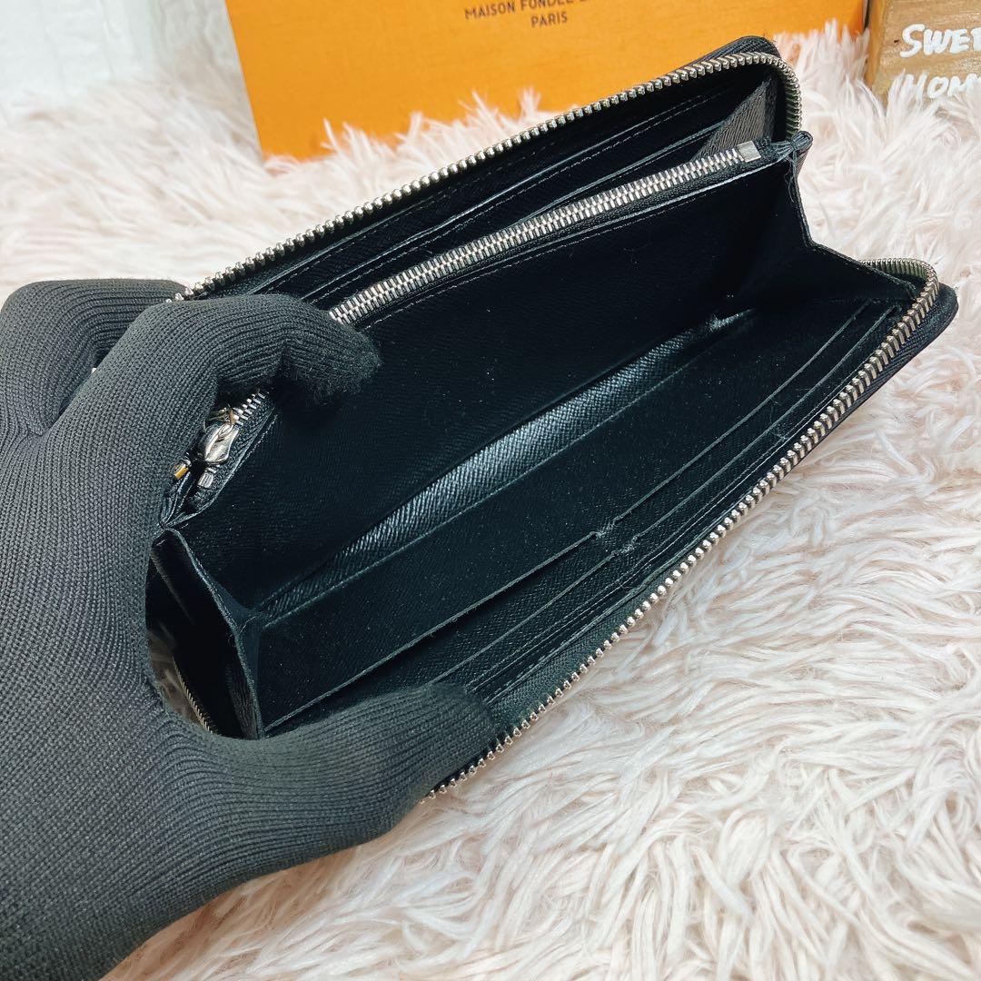 美品 ルイヴィトン エピ ポルトフォイユ クレマンス ブラック メンズ 即日発送