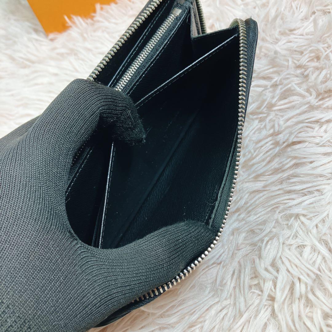 美品 ルイヴィトン エピ ポルトフォイユ クレマンス ブラック メンズ 即日発送