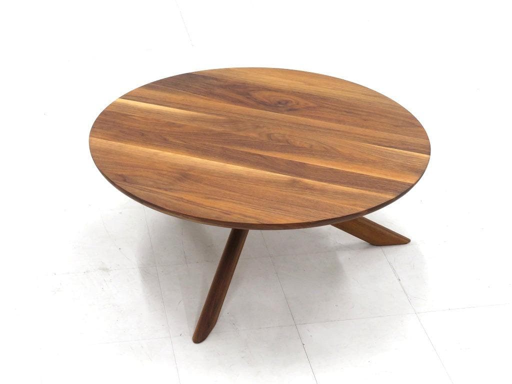 展示品　エスティック　ウォールナット　無垢材　コーヒーテーブル　サイドテーブル