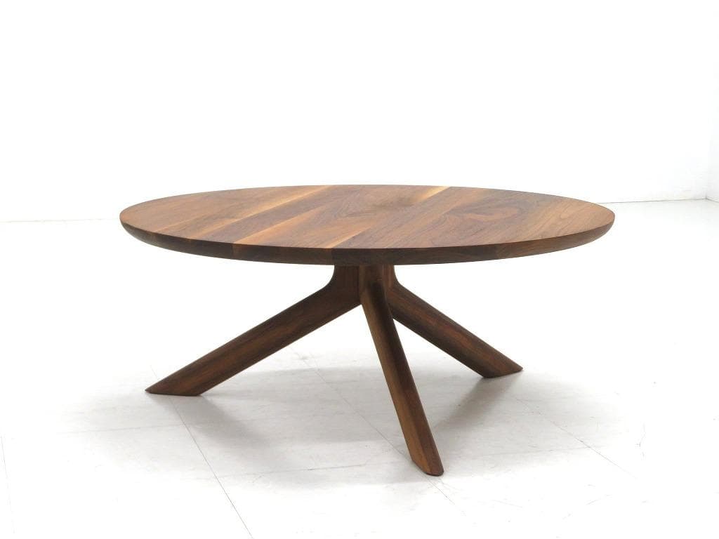 展示品　エスティック　ウォールナット　無垢材　コーヒーテーブル　サイドテーブル