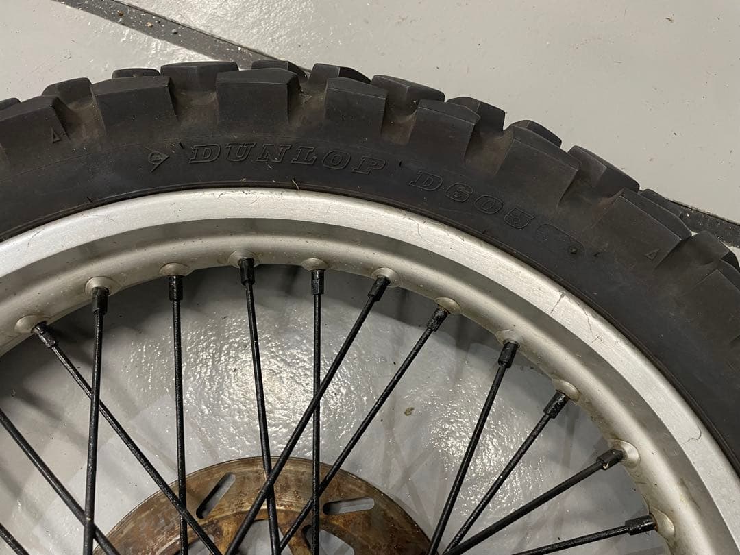 klx250 dトラッカー　ホイール　オフロードタイヤ