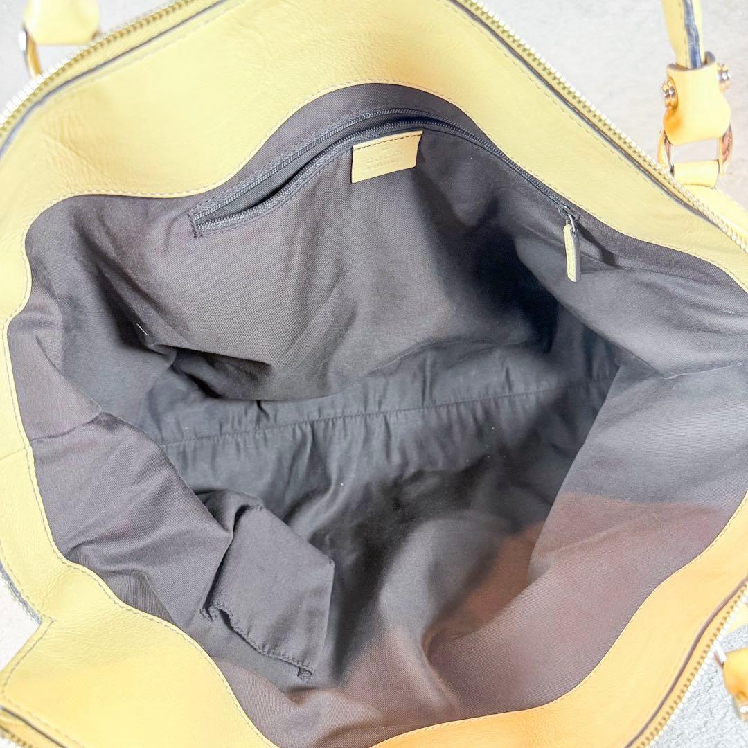 GUCCI グッチ トートバッグ GG柄 190248 キャンバス×レザー