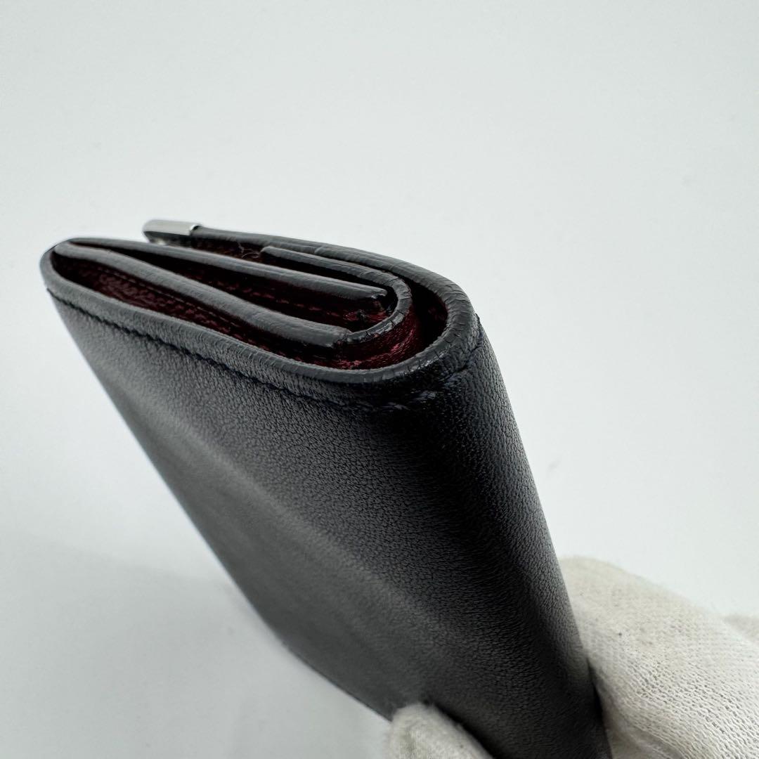 カルティエ ケース　マストドゥ　財布　ウォレット 黒　ブラック　レザー