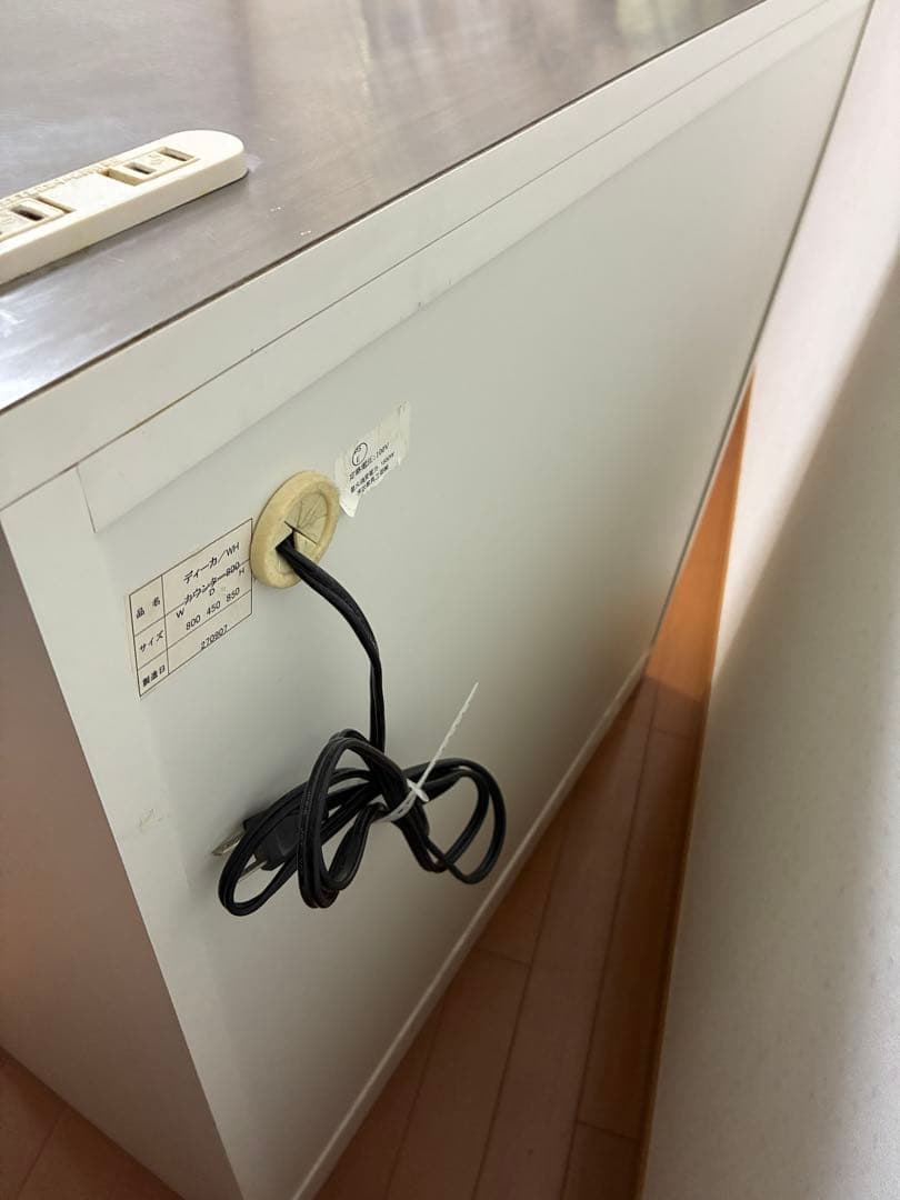 Francfranc ステンレス天板のキッチン収納キャビネット