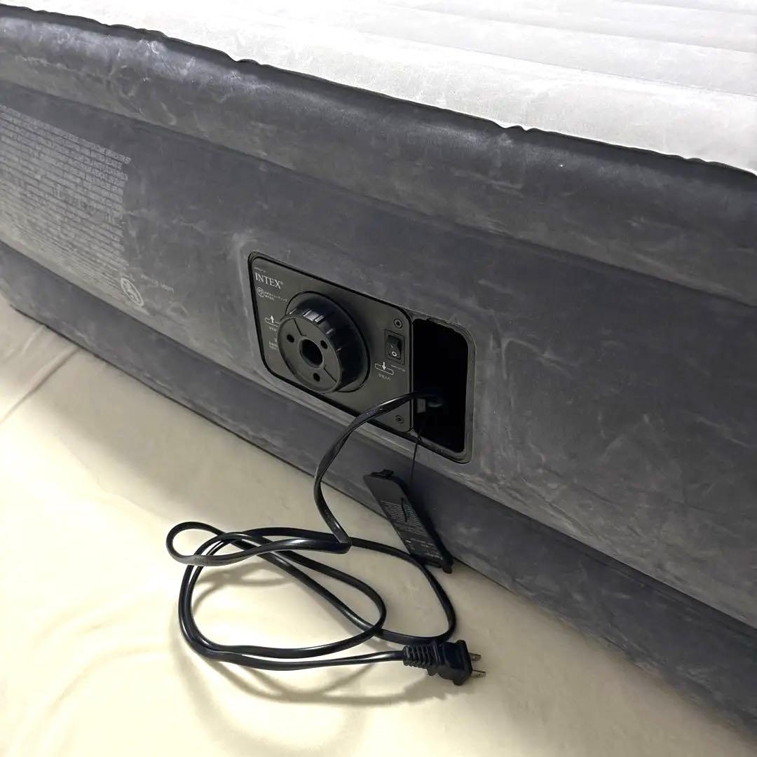 INTEX インテックス エアーベッド ダブル 電動ポンプ内蔵