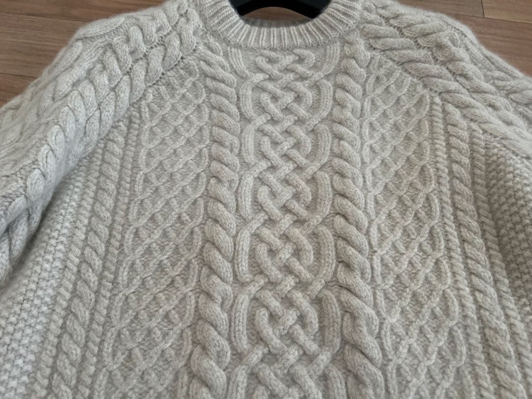 Drawerドゥロワー ケーブルニット★ ブラミンク BLAMINK