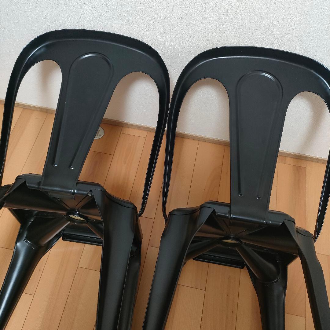 【希少｜インダストリアルチェア 2脚セット】ノーザンマルチプルズ系 スチール