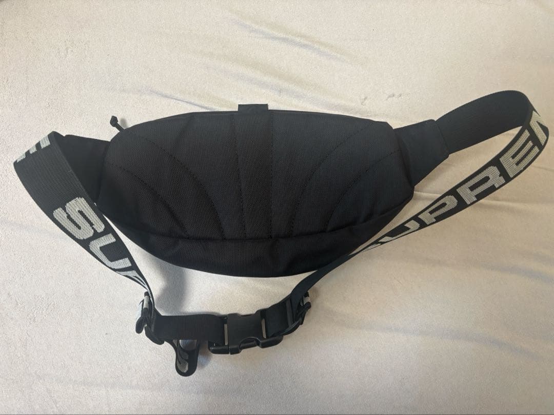 Supreme ウエストバッグ 黒 SS18 コーデュラ ナイロン