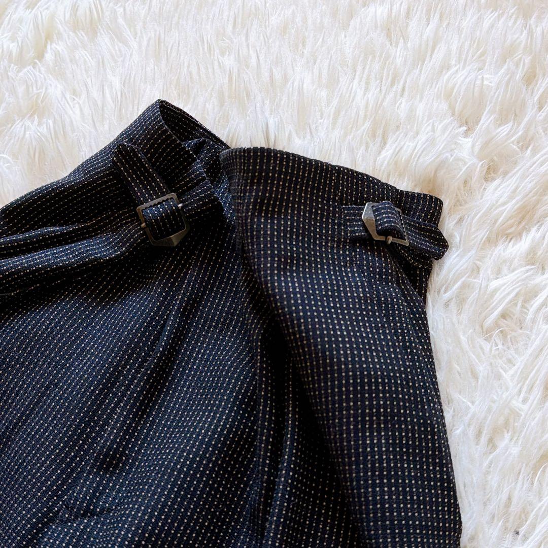 ラルフローレン レディース パンツスーツ セットアップ ドット柄 11号 紺