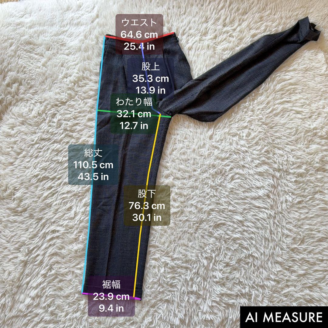 ラルフローレン レディース パンツスーツ セットアップ ドット柄 11号 紺