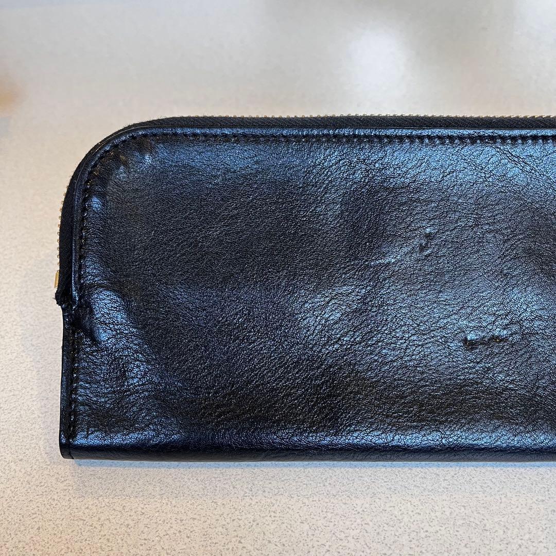 美品 IL BISONTE イルビゾンテ 長財布 ブラック