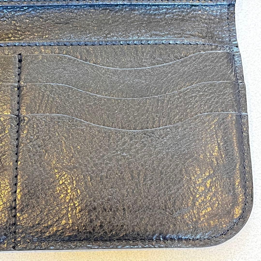 美品 IL BISONTE イルビゾンテ 長財布 ブラック