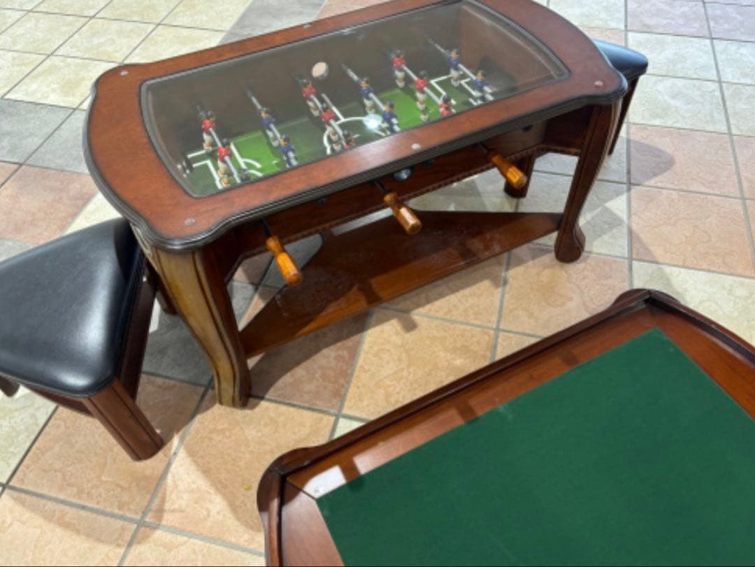 アンティーク　サッカー　ゲーム　テーブル