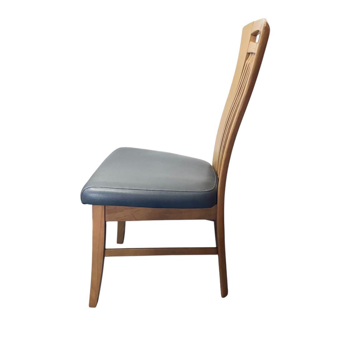 カリモク CD34モデル ダイニングチェア 合成皮革張 オーク材④ F