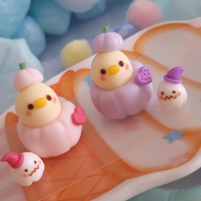 ハロウィン★カボチャからひよこさん