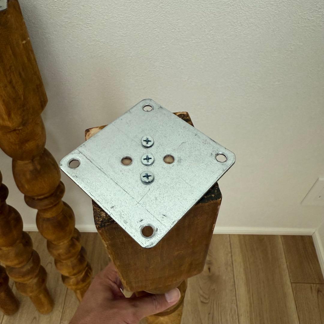 テーブル脚　ろくろ脚