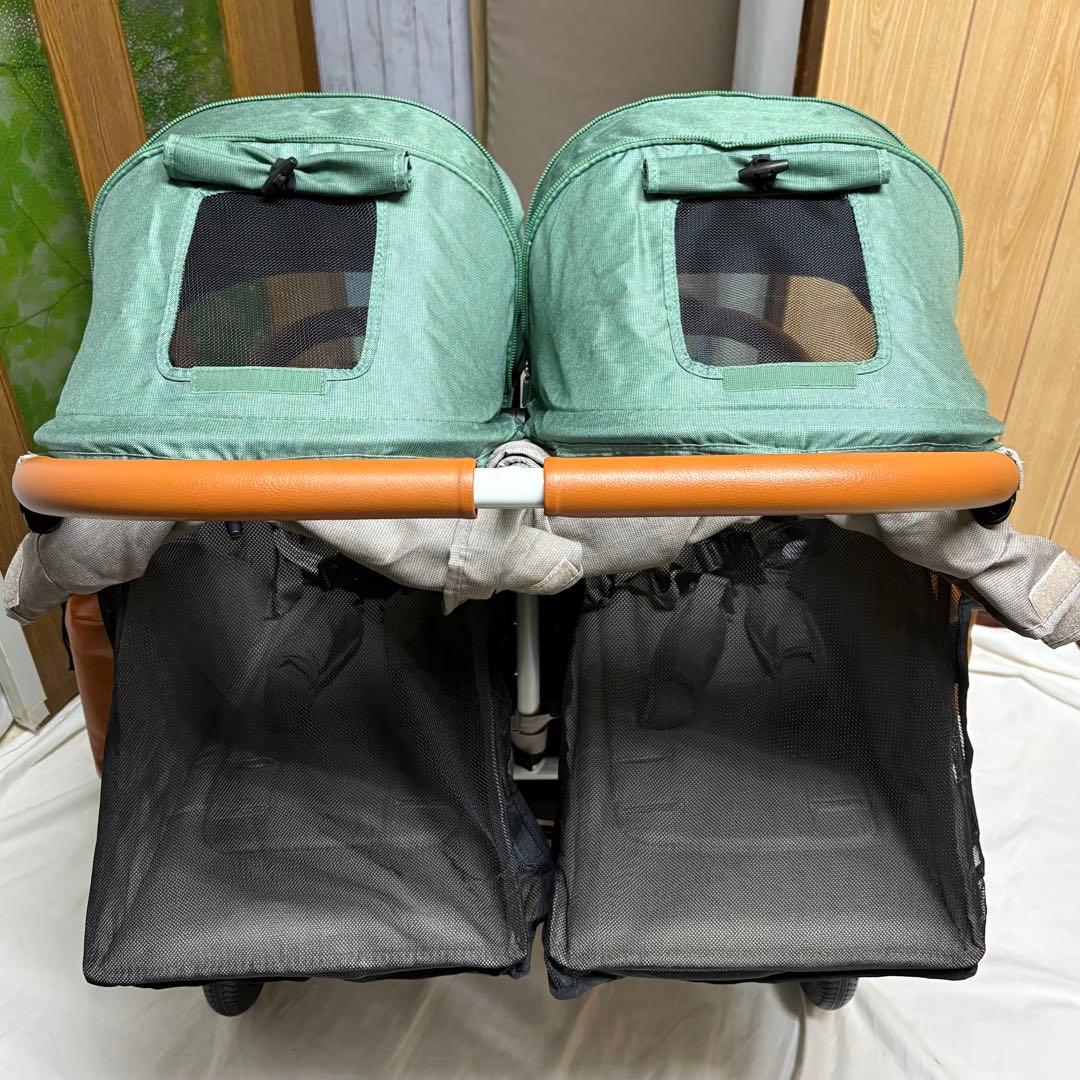 エアバギー ココ ダブル EX フロムバース 2人乗り ベビーカー 美品 新生児