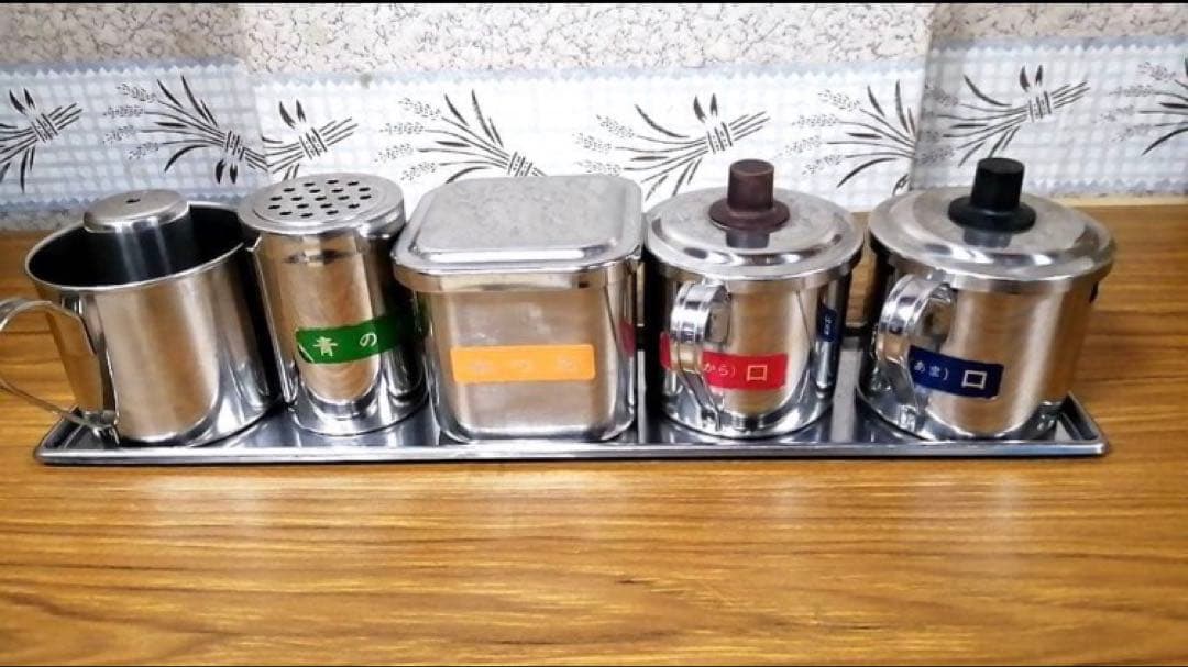 お好みソース入れ　青のりかん　カツオ入れ　お好み焼きセット