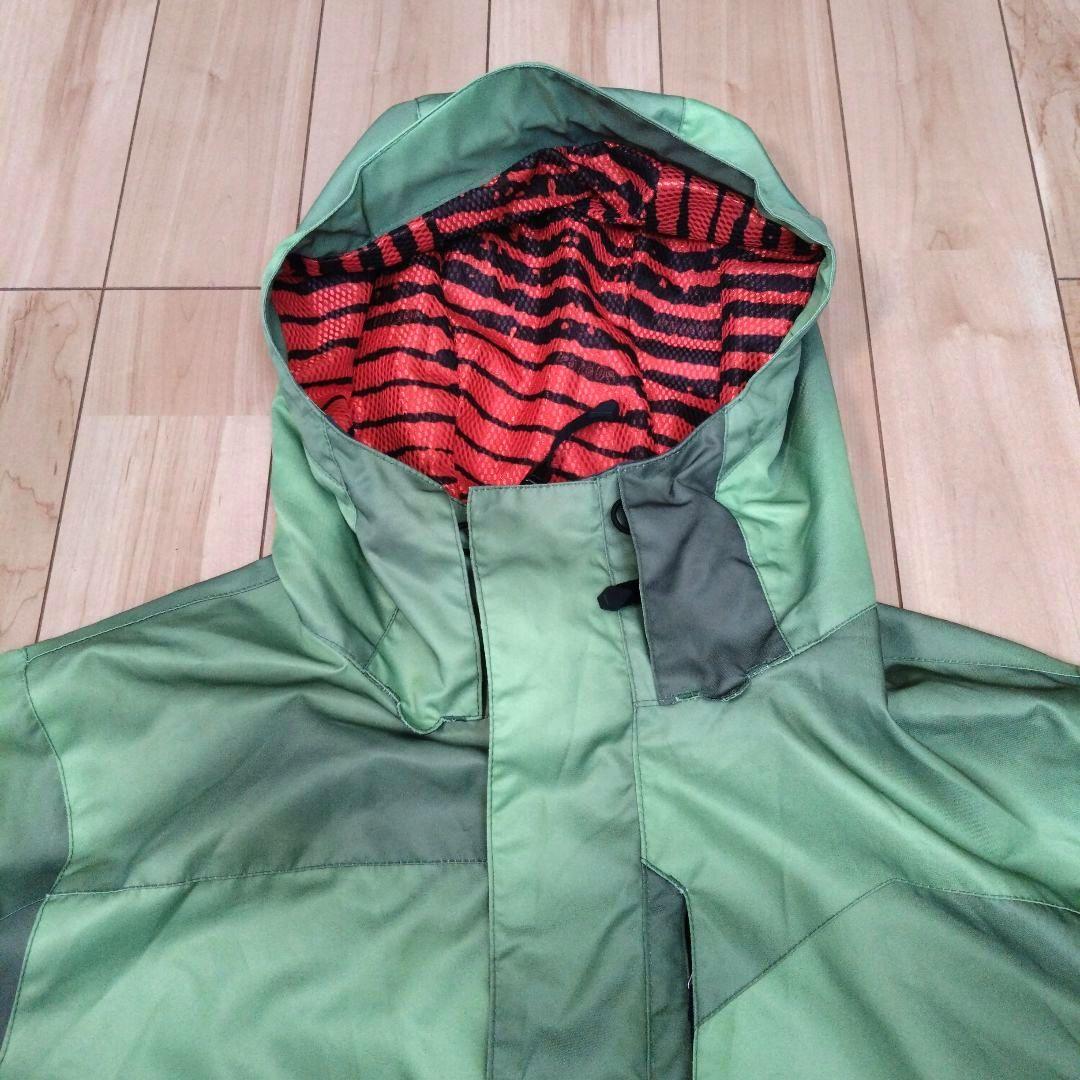 【美品】ボルコム VOLCOM スノーボードウェア ジャケット グリーン M