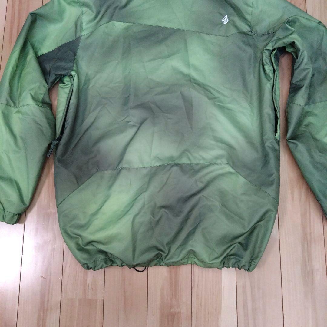【美品】ボルコム VOLCOM スノーボードウェア ジャケット グリーン M