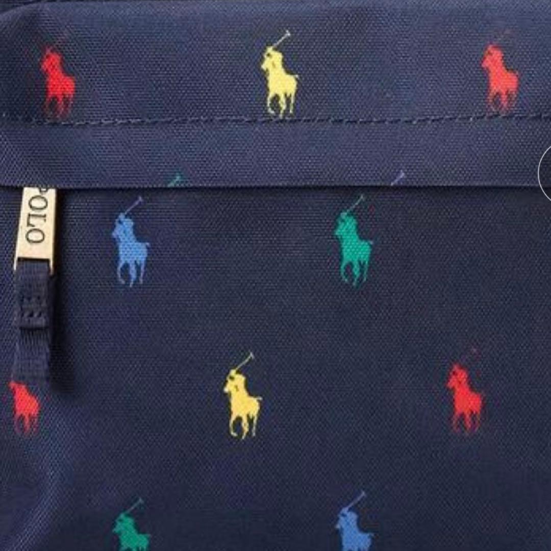 最終新品タグ付Polo Ralph Lauren マルチポロロゴ リュック