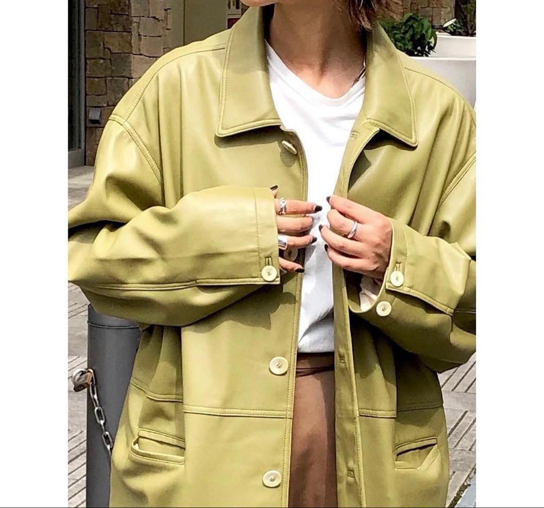 【TODAYFUL】Ecoleather Over Jacket