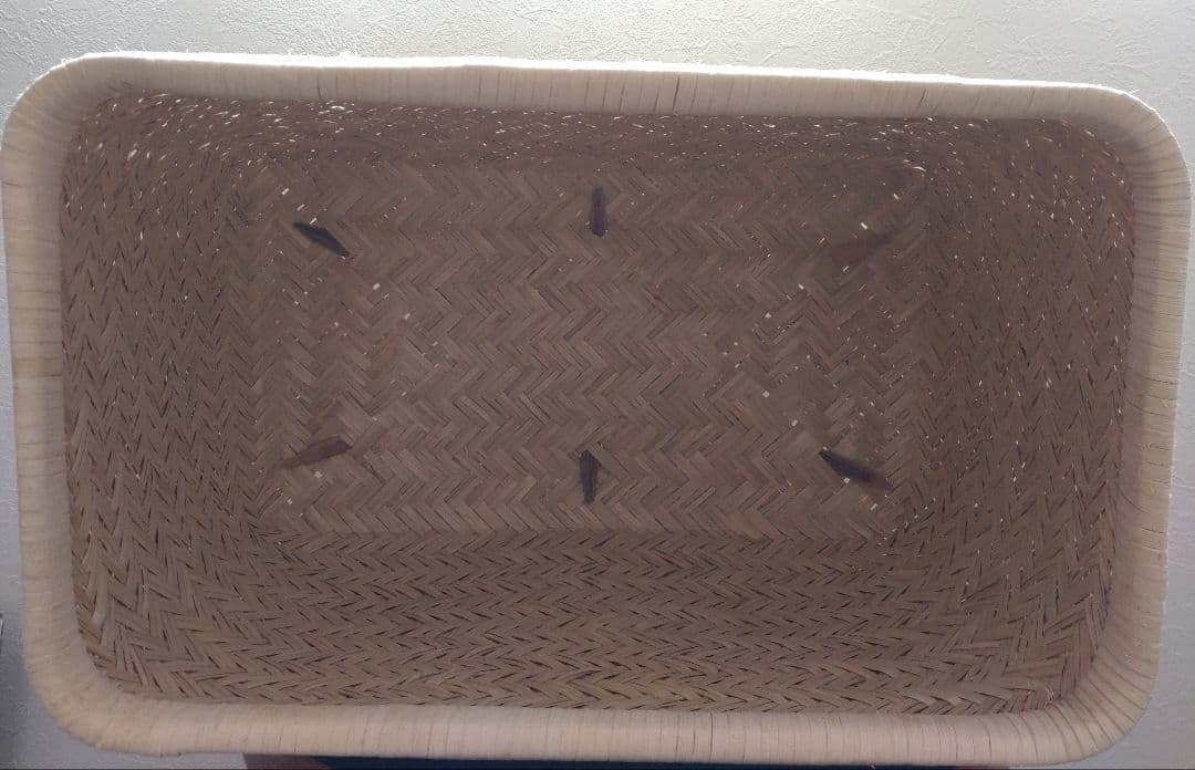 新品未使用☆岩手鳥越竹細工☆篠竹☆すず竹☆収納かご☆市場かご
