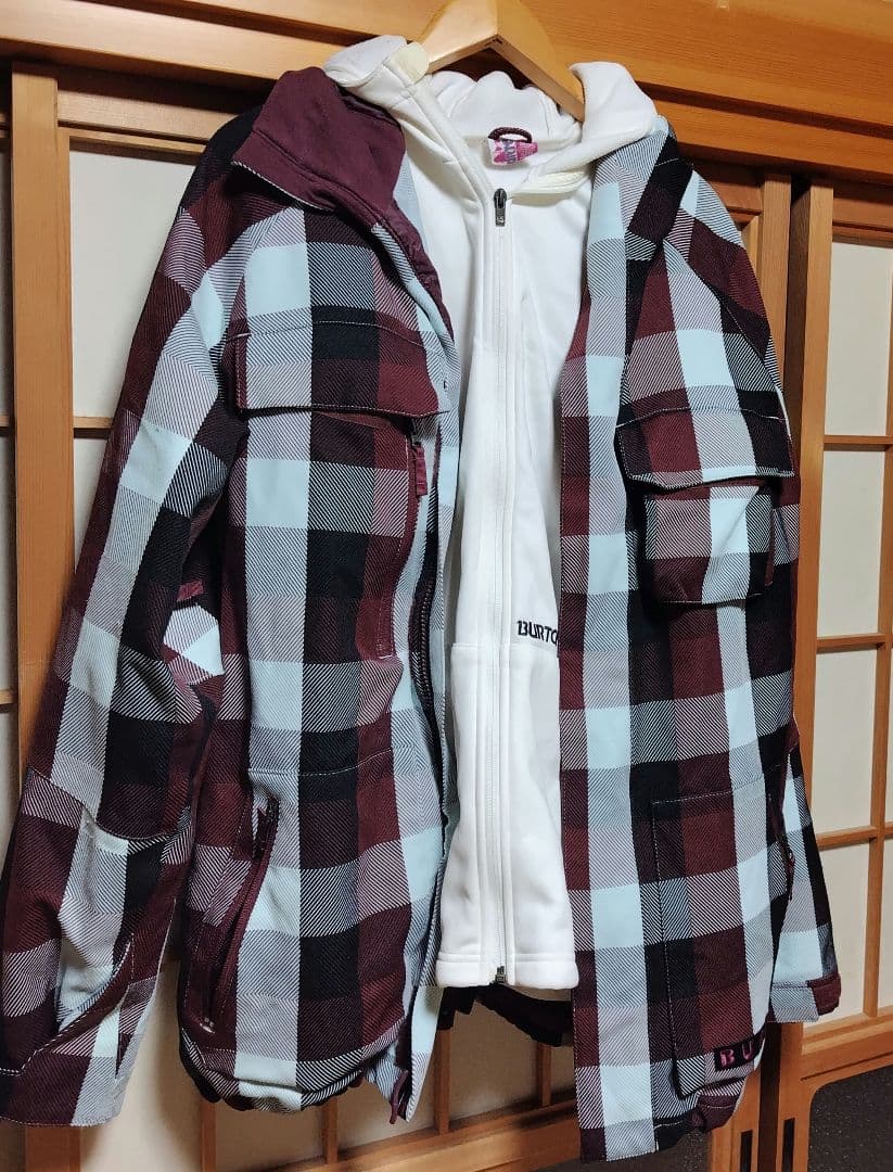 BURTONバートン ロジャーエーガー スノーボードウェア 上下 グローブセット