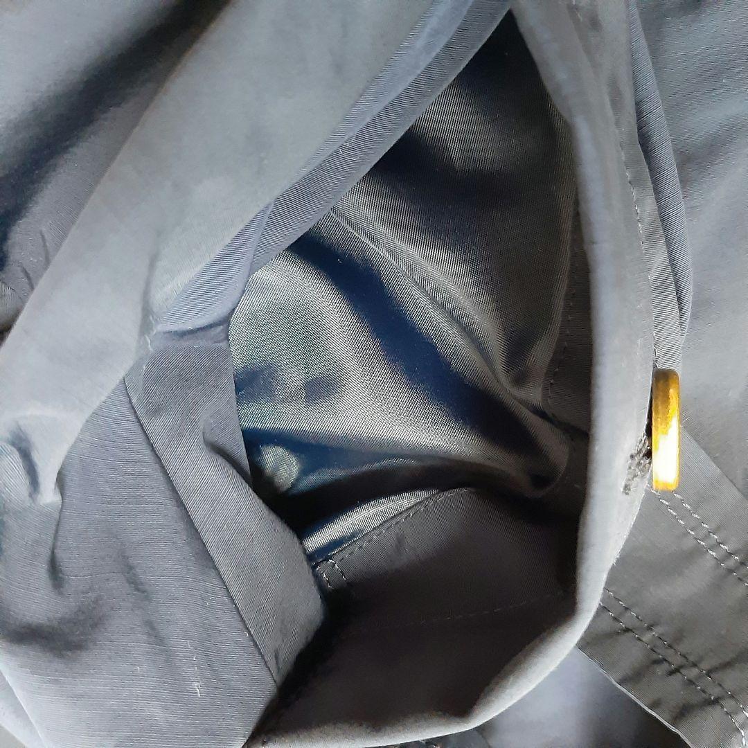 バーバリーブルーレーベル　ナイロンコート　ネイビー　38 八分袖 Aライン