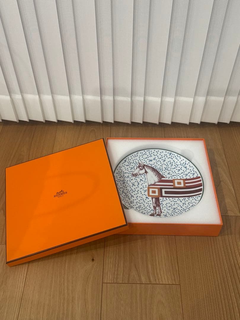 HERMES エルメス・イポモビル デザートプレート No1