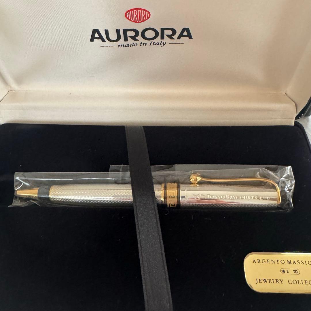 AURORA ARGENTO MASSICCIO ボールペン