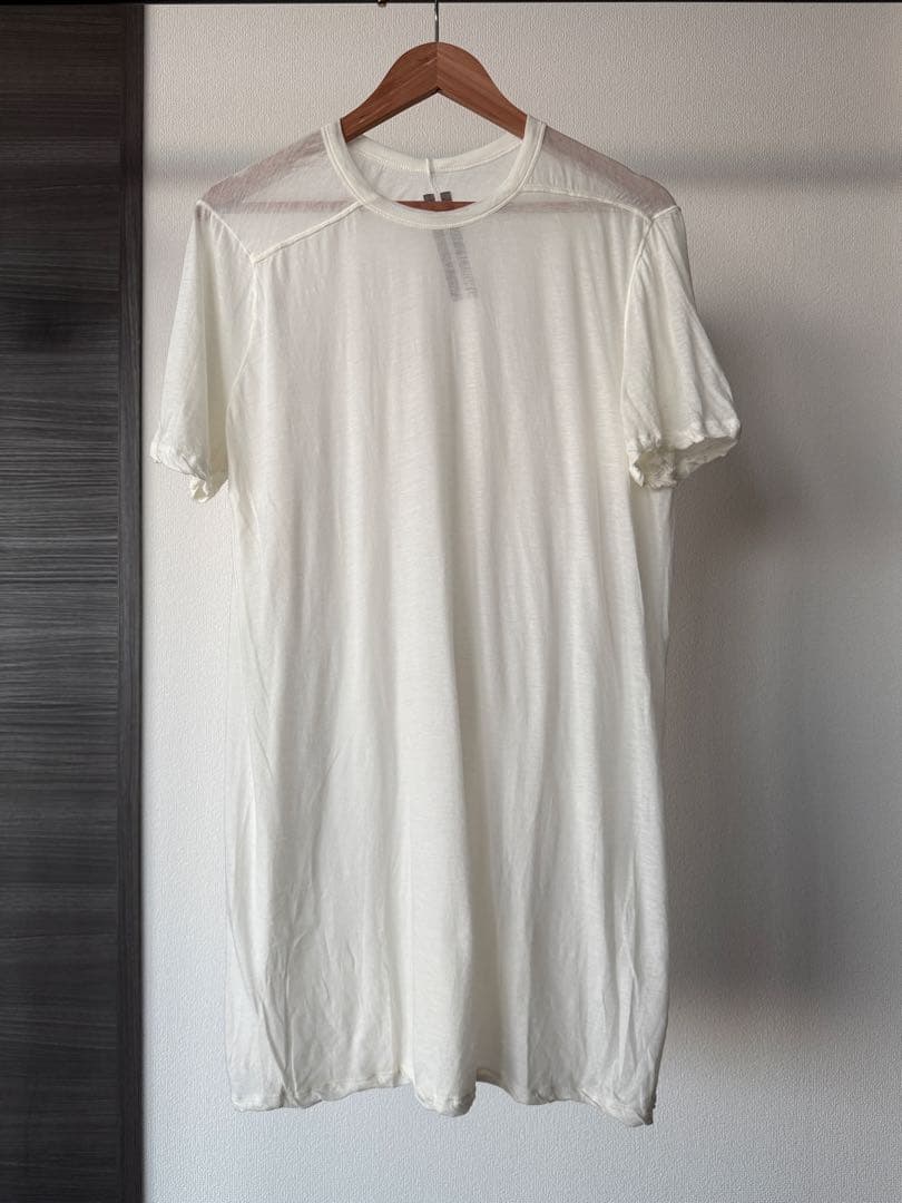 Rick Owens シアーTシャツ 半袖 MILK ホワイト イタリア製 S