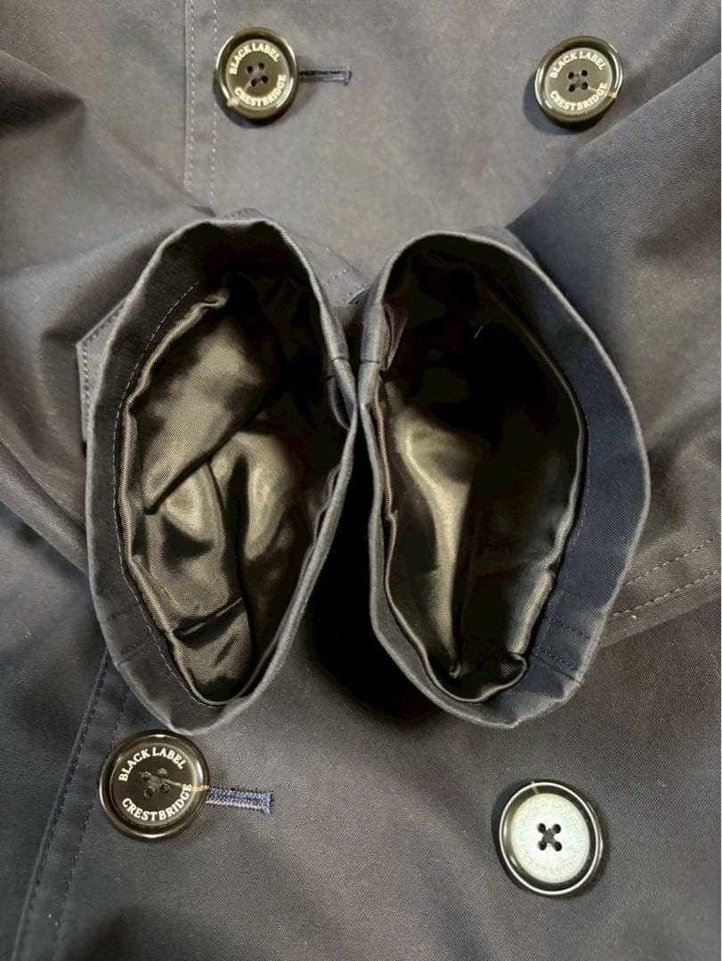 【美品】ブラックレーベルクレストブリッジ　トレンチコート　ライナー付