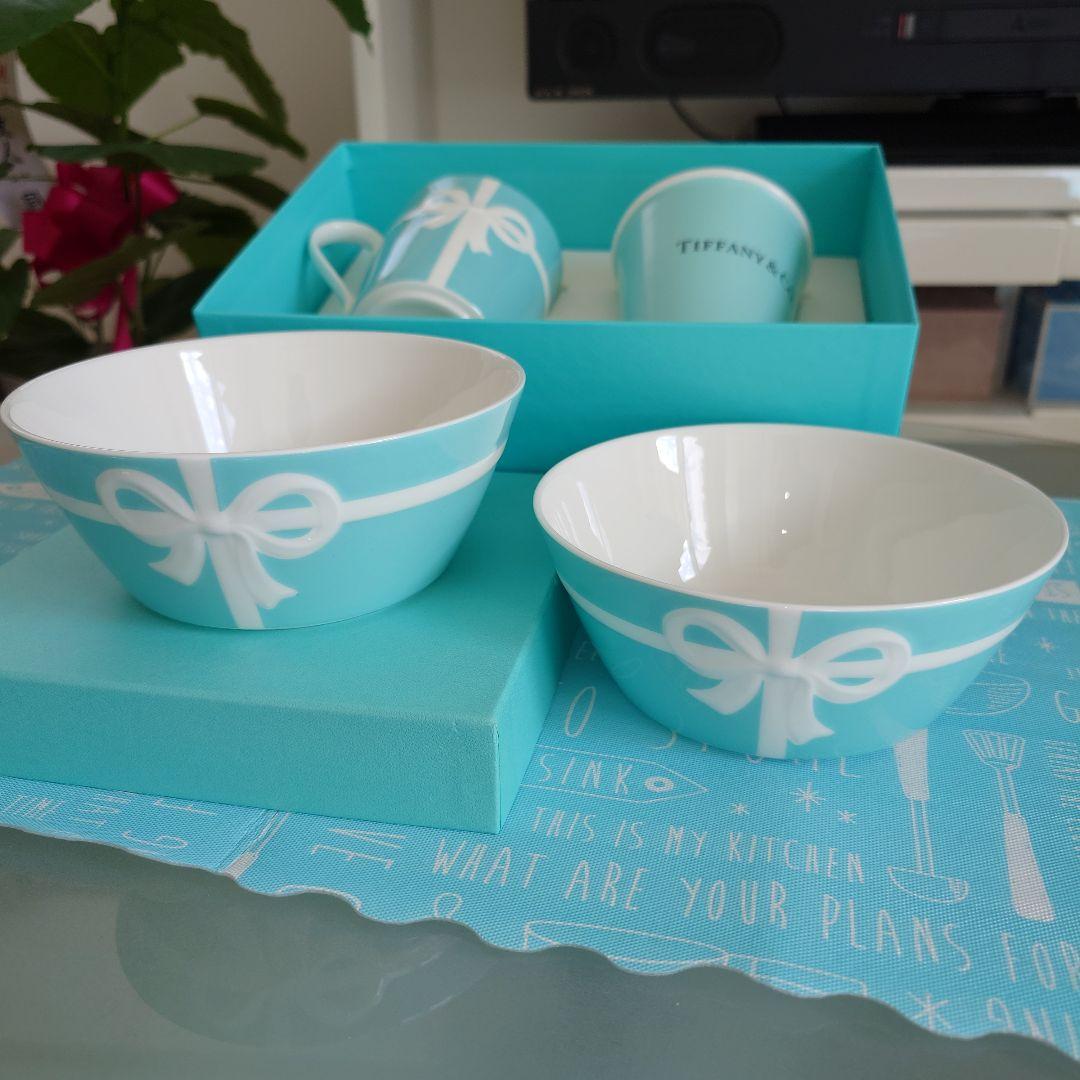 ティファニー　マグカップ、ブルーボックスボウルセット