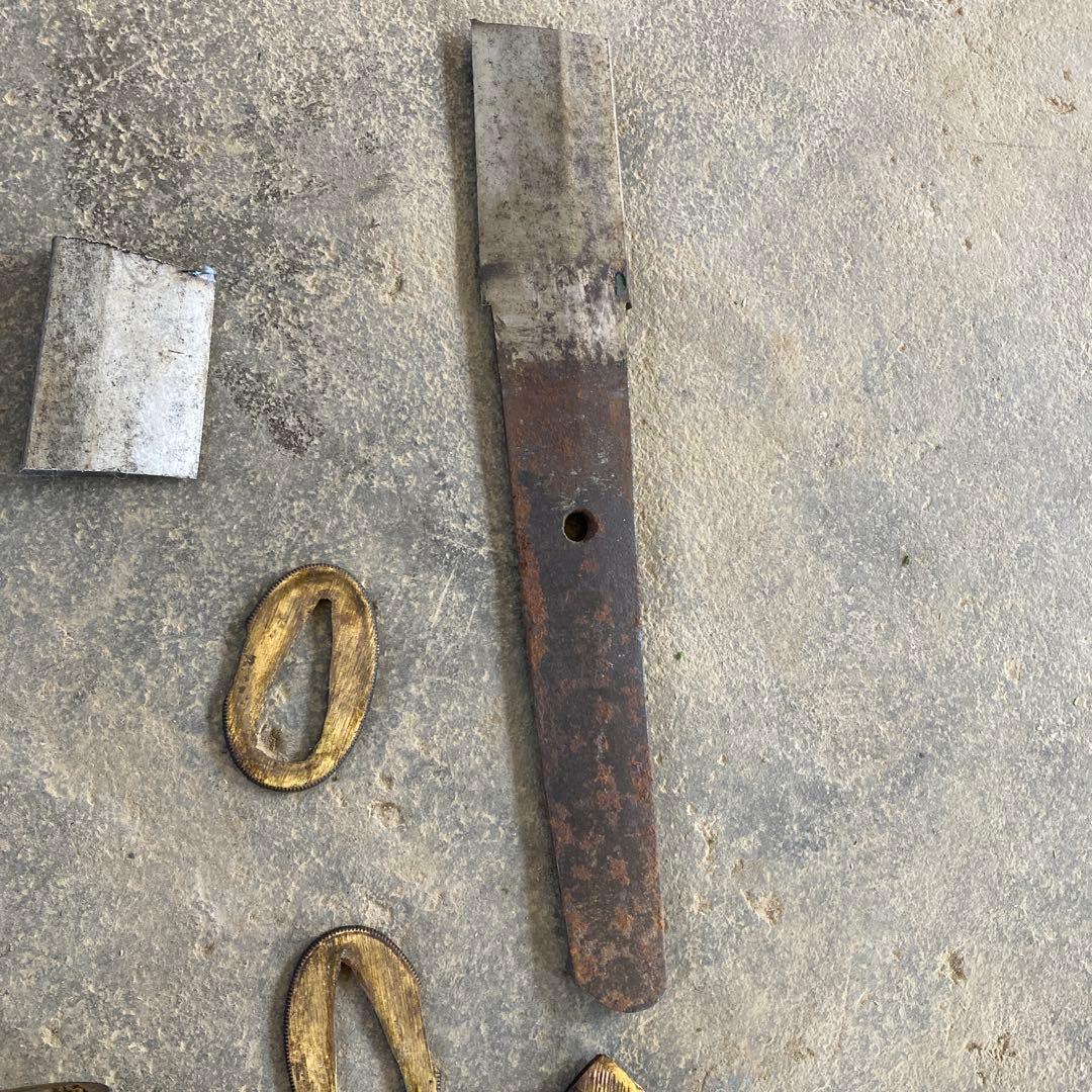 津*奈様 ジャンク 江戸時代 残欠 古い日本刀 合法サイズにカットされています。