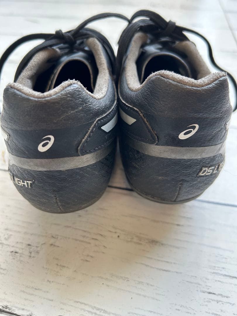 ASICS DS LIGHT スパイク 23.0cm 美品 天然皮 カンガルー皮