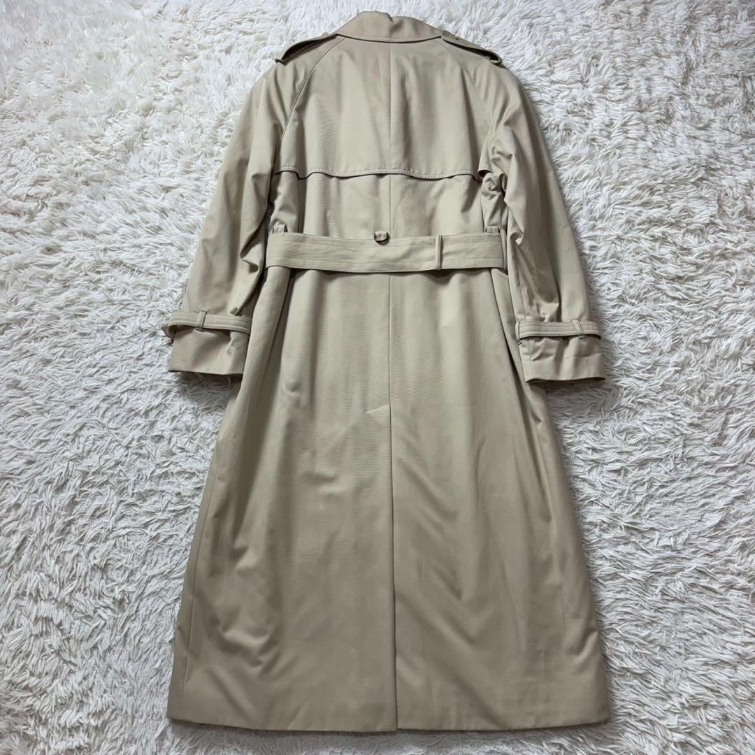 超希少　美品　アクアスキュータム　トレンチコート　Aqua5　ベージュ　英国製