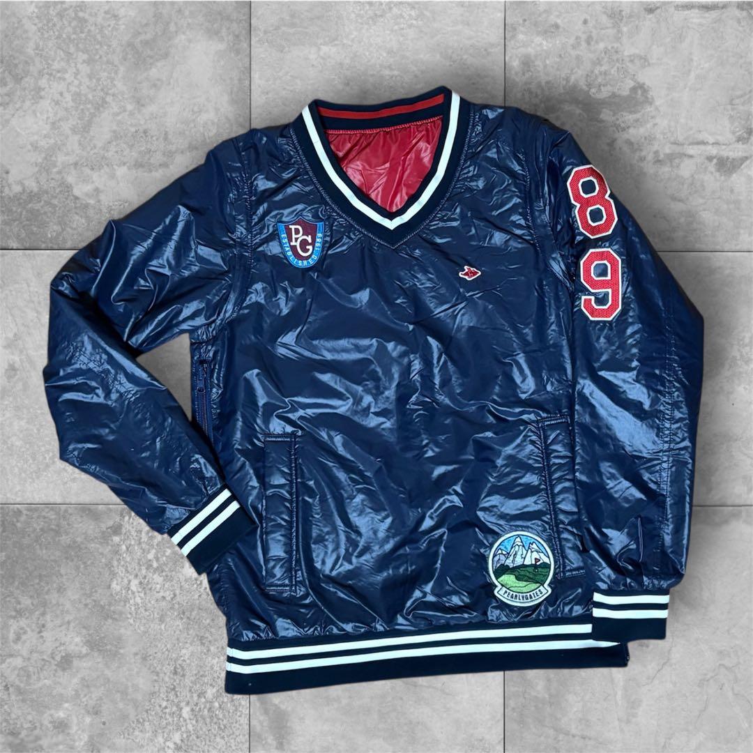 【美品】パーリーゲイツ リバーシブル スニード サイズ2 ネイビー✖️レッド