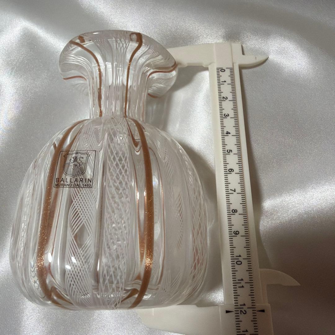 マ*ア様 ベネチアンガラス ムラーノガラス バラリン工房 八角形 香水瓶