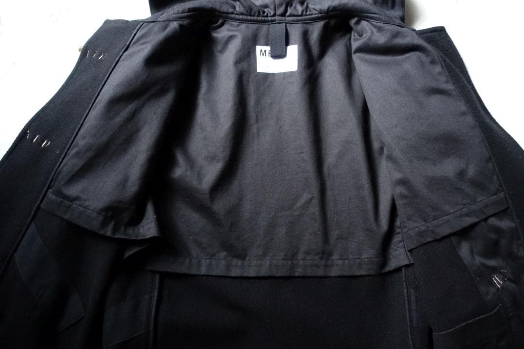 2022 MHL.マーガレットハウエル☆コットンウールDRILLダッフルコート1