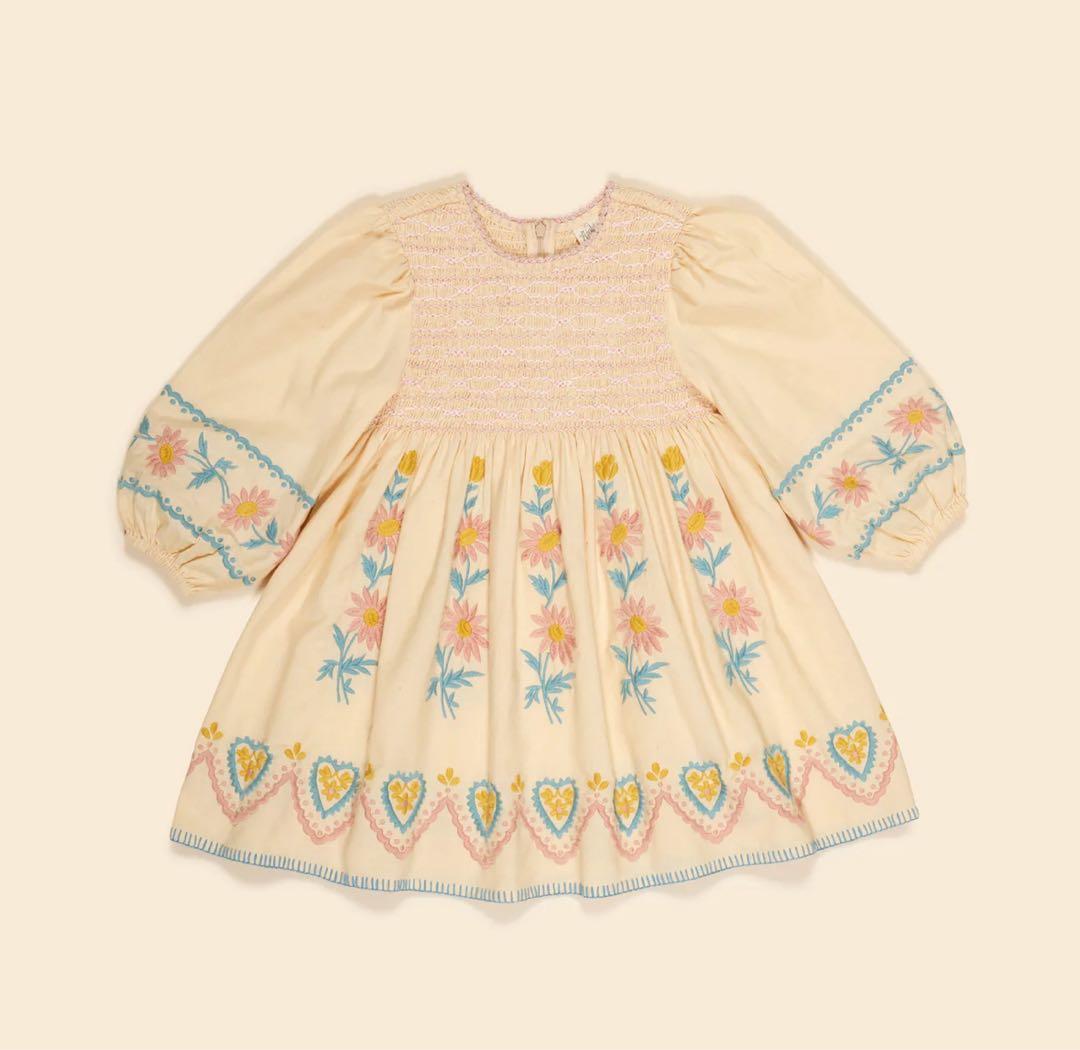 カ*ツ様 apolina 5-7y Penny Smock Dress - Ca